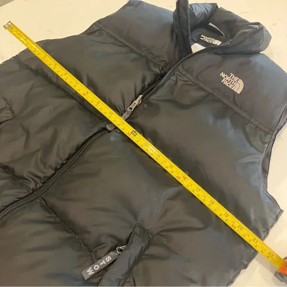 The North Face Vest Black 600 Goose Down Insulated Puffer Outdoors Boys XL - Picture 11 of 16